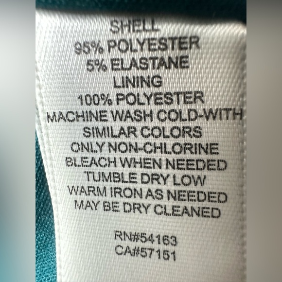 Eliza J Women’s Teal Floral Round Neck Dress, Size 6 - Picture 5 of 6